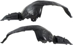 Front Fender Liner Pair/Set for 2008-2010 Subaru Impreza, Right (Passenger) and Left (Driver), Suitable for WRX STI Models, Replacement
