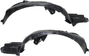 Front Fender Liner Pair/Set for Subaru Impreza WRX Models, Years 2011-2014, Includes Right (Passenger) and Left (Driver) Sides, Replacement