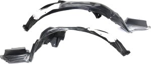 Front Fender Liner Pair/Set for 2015-2016 Subaru Impreza, Right (Passenger) and Left (Driver), Sedan/Wagon, with Insulation Foam, Replacement