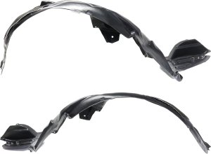 Front Fender Liner Assembly Pair/Set for Subaru Forester 2014-2018, Right (Passenger) and Left (Driver), Plastic with Insulation Foam, Replacement