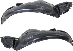 Front Fender Liner Pair/Set for Subaru Legacy 2010-2014, Right (Passenger) and Left (Driver), w/o Insulation, Replacement