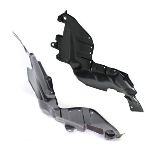 Engine Splash Shield Pair/Set for Subaru Forester 2009-2013, Under Cover, Right (Passenger) and Left (Driver), Without Turbo - Replacement