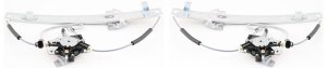 Pair/Set - Front Window Regulator with Motor for Saturn Vue 2002-2007, Right (Passenger) and Left (Driver), Power, Replacement Set
