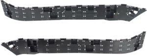 Pair/Set - Rear Bumper Bracket for Subaru Forester 2014-2018, Right (Passenger) and Left (Driver) Cover Side Bracket, Plastic Replacement Set