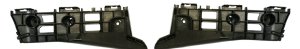 Front Bumper Bracket Pair/Set for Toyota Prius/Prius Plug-In 2010-2015, Includes Right (Passenger) and Left (Driver) Support, Replacement