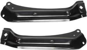 Front Bumper Bracket Support Pair/Set for 2012-2015 Toyota Tacoma Base, PreRunner, TRD Pro Models - Right (Passenger) and Left (Driver) Side Replacement