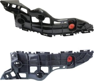 Pair/Set - Front Bumper Bracket Stay, Plastic for Toyota Highlander 2014-2016, Right (Passenger) and Left (Driver), Replacement Set
