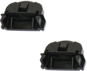 Front Bumper Retainer for Toyota Tacoma 2005-2015, Right (Passenger) and Left (Driver) Outer Filler Replacement Set