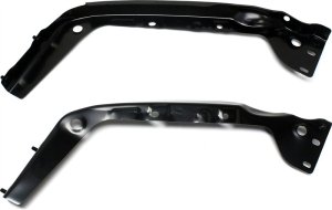Front Bumper Retainer Pair/Set for Toyota Tundra 2014-2021, Right (Passenger) and Left (Driver), Outer, Steel Replacement