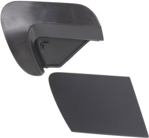 Front Bumper Tow Hook Cover for Toyota Yaris 2014, Upper and Lower Right (Passenger) Side, 2-Piece Set, Tow Eye Covers, Replacement