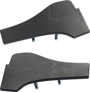 Front Bumper Filler Pair/Set for 2007-2009 Toyota Camry SE Model, Right (Passenger) and Left (Driver) Extension, Plastic, USA Built, Replacement