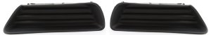 Front Fog Light Cover Pair/Set for 2007-2009 Toyota Camry, Right (Passenger) and Left (Driver), Primed (Ready to Paint), without Fog Light Hole, Replacement