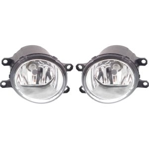 Front Fog Light Assembly for Toyota 4Runner (2010-2013), IS250 (2011-2015), Sienna (2018-2020) - Right (Passenger) and Left (Driver), Halogen, Replacement Set