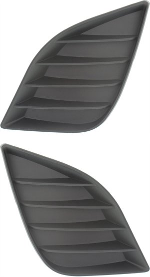 Front Fog Light Cover for Toyota Corolla 2014-2016, Right (Passenger) and Left (Driver) Replacement Pair/Set
