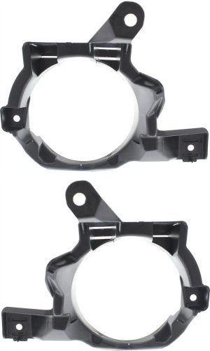 Front Fog Light Molding Pair/Set for Toyota RAV4 2013-2015, Right (Passenger) & Left (Driver), Primed (Ready to Paint), Excludes EV Model, Replacement, USA Built