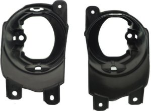Fog Light Bracket Pair/Set for 2008-2017 Toyota Sequoia, Right (Passenger) and Left (Driver), Plastic Replacement