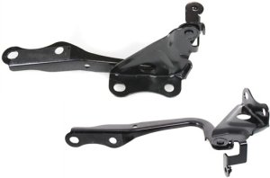 Hood Hinge Pair/Set for Toyota RAV4 2006-2012, Right (Passenger) and Left (Driver) Sides, Replacement