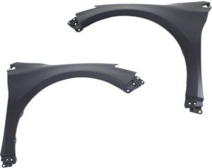 Front Fender Pair/Set for 2013-2018 Toyota Avalon, Right (Passenger) and Left (Driver), Primed (Ready to Paint), Steel Replacement