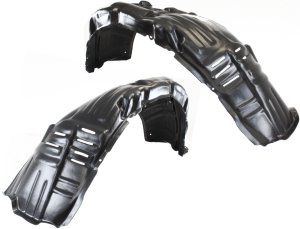 Front Fender Liner Pair/Set for Toyota Venza 2009-2012, Right (Passenger) and Left (Driver), To 1-12, Replacement