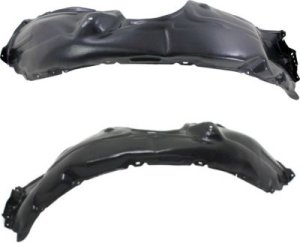 Front Fender Liner Pair/Set for 2014 Toyota Camry SE/SE Sport Models, Right (Passenger) and Left (Driver) from 2012-2013 Replacement