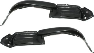 Front Fender Liner Pair/Set for 2012-2015 Toyota Tacoma, Right (Passenger) and Left (Driver) Side Replacement