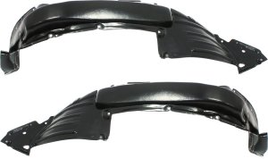 Front Fender Liner Pair/Set for 2012-2015 Toyota Tacoma, Right (Passenger) and Left (Driver) Side Replacement