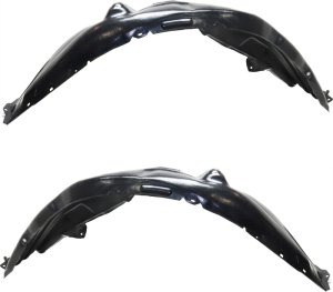 Front Fender Liner Pair/Set for Toyota Camry 2015-2017, Right (Passenger) and Left (Driver) Replacement