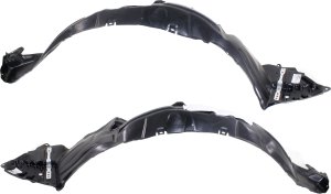 Front Fender Liner Pair/Set for Toyota Prius V 2015-2018, Right (Passenger) and Left (Driver) Side, Replacement