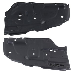 Engine Splash Shield Pair/Set for 2011-2012 Toyota Avalon, Right (Passenger) and Left (Driver) Under Cover, Replacement