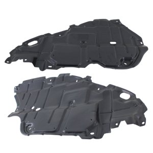 Engine Splash Shield Pair/Set for 2007-2011 Toyota Camry, Right (Passenger) and Left (Driver) Under Cover, Suitable for Japan/Built Vehicles in USA from 03/09 to 09/11, Replacement