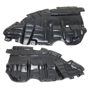 Engine Splash Shield Pair/Set for Toyota Camry 2015-2017, Includes Right (Passenger) and Left (Driver) Under Covers, Replacement
