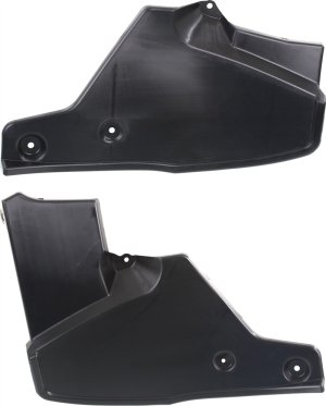Rear Bumper Cover Support Right (Passenger) and Left (Driver) Side Seal for Toyota Sienna 2011-2020, PP Plastic, Replacement Pair/Set