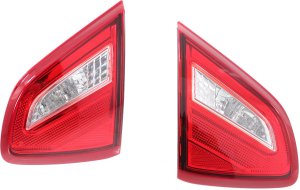 Inner Tail Light Assembly Pair/Set for 2016-2017 Nissan Altima Base/S/SL/SV Models, Right (Passenger) and Left (Driver), Without Sport Package, Replacement