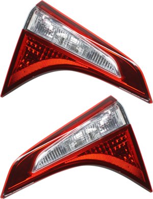 Tail Light Assembly for Toyota Corolla 2014-2016, Pair/Set of 2, Right (Passenger) and Left (Driver), Halogen, Replacement
