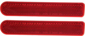 Rear Bumper Reflector Light for Toyota FJ Cruiser 2007-2014, Right (Passenger) and Left (Driver) Sides Replacement Set
