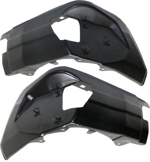 Rear Bumper End Extension Pair/Set for 2014-2021 Toyota Tundra, Resin/Plastic Bumper, Includes Right (Passenger) and Left (Driver) Ends, Replacement