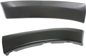 Rear Bumper End Extension Pair/Set for 2006-2012 Toyota RAV4, Right (Passenger) and Left (Driver), Primed (Ready to Paint) Replacement