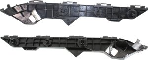 Pair/Set - Rear Bumper Bracket Side Support for Toyota Corolla 2009-2013, Right (Passenger) and Left (Driver), Plastic Replacement Set
