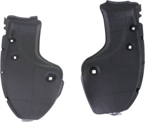 Rear Bumper Cover Support Pair/Set for Toyota RAV4 2006-2012, Right (Passenger) and Left (Driver) Bumper Side Seal, Plastic Replacement