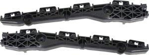 Rear Bumper Bracket Pair/Set for 2006-2012 Toyota RAV4, Right (Passenger) and Left (Driver) Side Support, Plastic Replacement