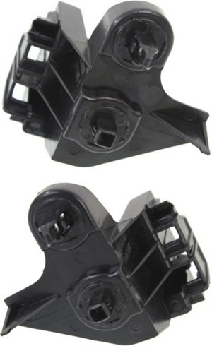 Rear Bumper Bracket for Toyota Prius V (2012-2018), Right (Passenger) and Left (Driver) Cover Retainer, Plastic Replacement Pair/Set