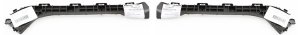 Rear Bumper Retainer Pair/Set for Toyota Prius 2010-2015/Prius Plug-in 2012-2015, Right (Passenger) and Left (Driver), Primed (Ready to Paint) Replacement