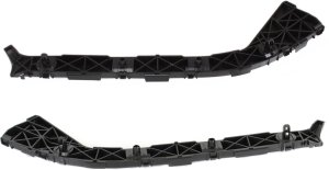 Rear Bumper Retainer Pair/Set for 2004-2009 Toyota Prius, Right (Passenger) and Left (Driver) Sides, Partially Primed (Ready to Paint), Replacement