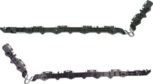 Rear Bumper Retainer Pair/Set for 2012-2014 Toyota Camry, Right (Passenger) and Left (Driver) Sides, Plastic Replacement Set