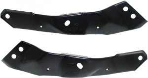 Front Bumper Bracket Pair/Set for Volkswagen Jetta 2010-2013, Right (Passenger) and Left (Driver) Replacement