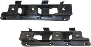 Pair/Set - Front Bumper Bracket Right (Passenger) and Left (Driver) Upper Bumper Guide for VOLKSWAGEN PASSAT 2006-2010: Complete Replacement Set