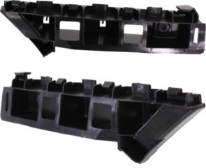 Pair/Set - Front Bumper Retainer for Volkswagen Passat 2012-2015, Outer Guide Right (Passenger) and Left (Driver), Replacement Set