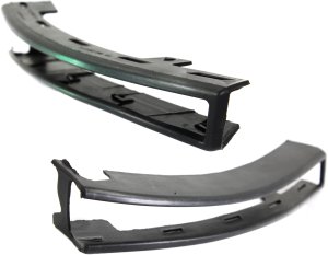 Front Bumper Molding Pair/Set for Volkswagen Passat 2006-2010, Right (Passenger) and Left (Driver) Outer Impact Strip, Replacement