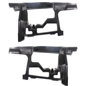 Front Bumper Cover Support Pair/Set for 2010-2014 Volkswagen Golf/Jetta Hatchback/Wagon, Right (Passenger) and Left (Driver) Side Replacement