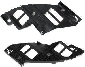 Front Bumper Bracket Inner Cover Locating Guide Pair/Set for Volkswagen Golf/GTI/Jetta 2010-2014, Right (Passenger) and Left (Driver), Plastic, Hatchback/Wagon, Replacement